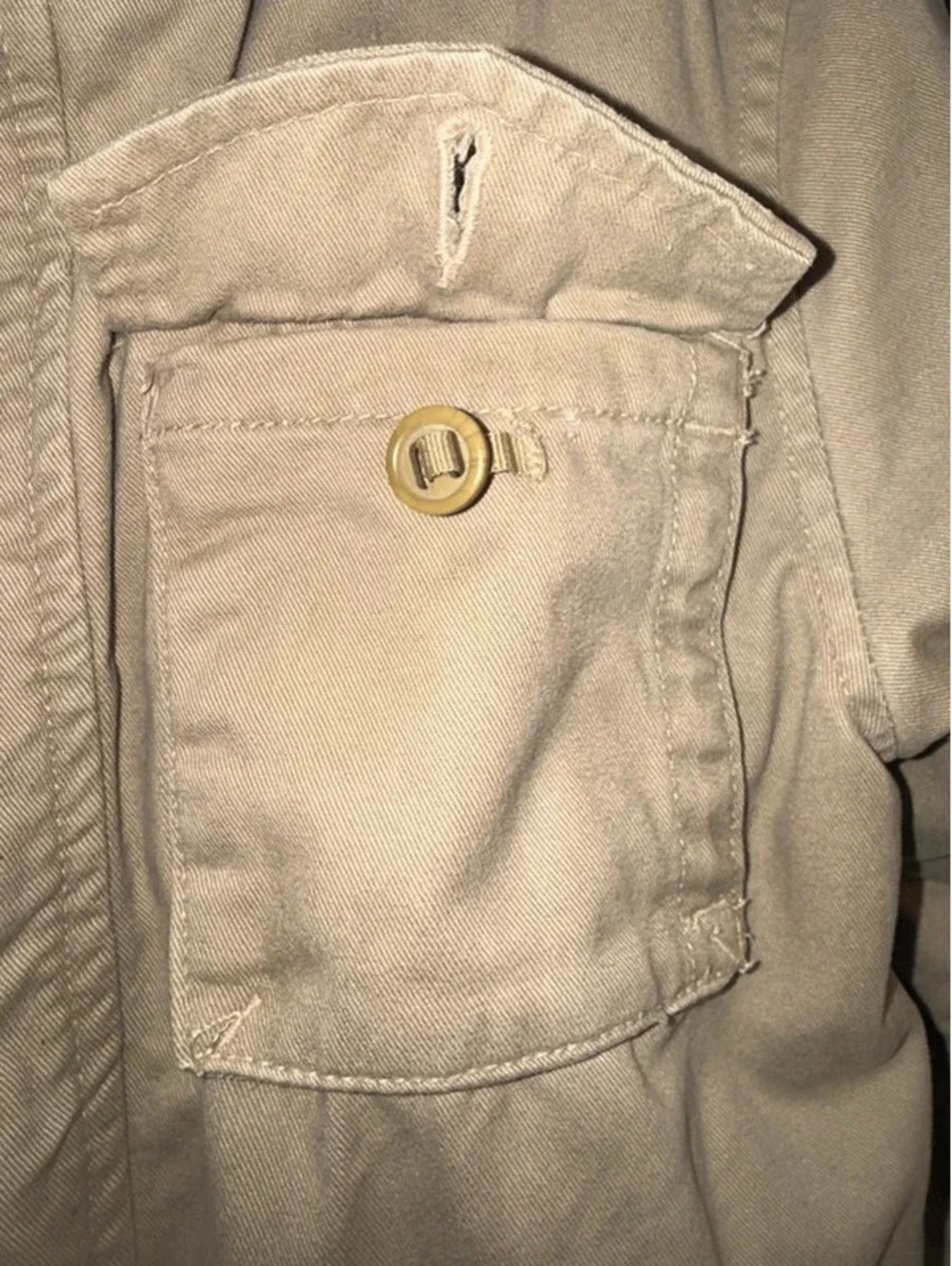The Children’s Place Boys Utility Field Jacket Large Tan Sherpa Lined